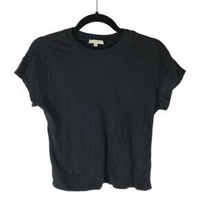 Z Supply Womens T Shirt Top Crew Neck Short Sleeve Black XS
